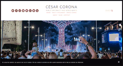 Desktop Screenshot of cesarcorona.com